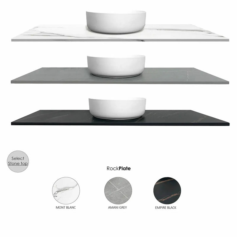 MATTE BLACK MARLO 1200MM WALL HUNG VANITY FIL Kitchen Bathroom