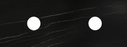 MATTE BLACK MARLO 1500MM DOUBLE BOWL WALL HUNG VANITY FIL Kitchen Bathroom
