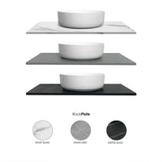 MATTE BLACK MARLO 600MM WALL HUNG VANITY FIL Kitchen Bathroom