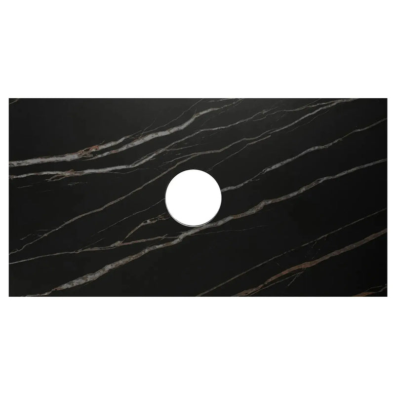 MATTE BLACK MARLO 750MM WALL HUNG VANITY FIL Kitchen Bathroom