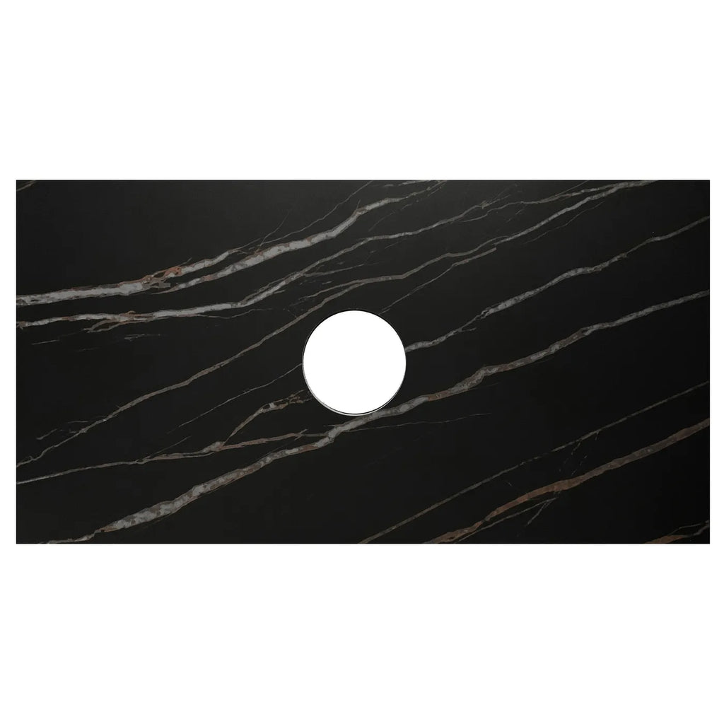 MATTE BLACK MARLO 750MM WALL HUNG VANITY