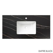 MATTE BLACK MARLO 750MM WALL HUNG VANITY FIL Kitchen Bathroom