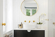 MATTE BLACK MARLO 900MM WALL HUNG VANITY FIL Kitchen Bathroom