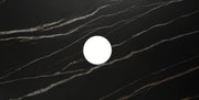 MATTE BLACK MARLO 900MM WALL HUNG VANITY FIL Kitchen Bathroom