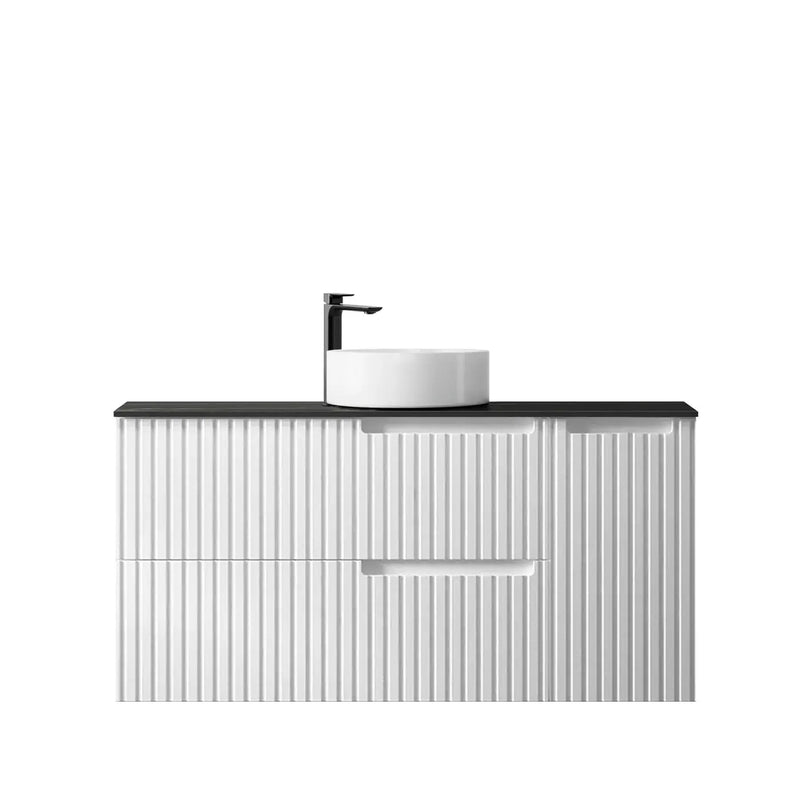 SATIN WHITE NOOSA 1200MM WALL HUNG VANITY FIL Kitchen Bathroom