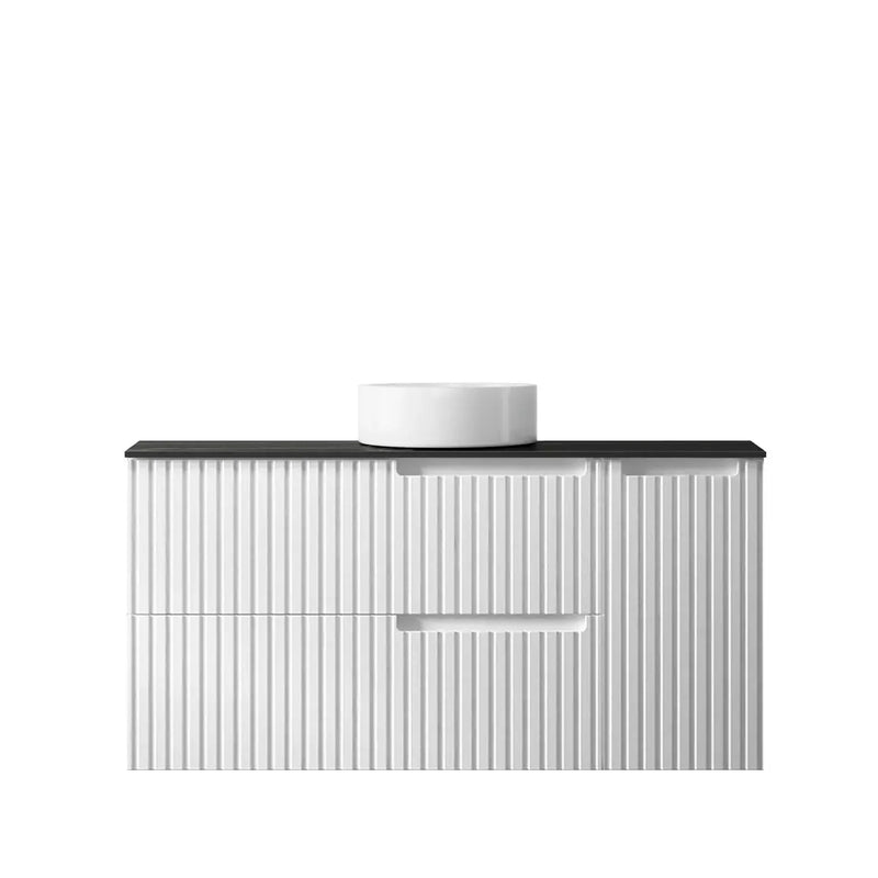 SATIN WHITE NOOSA 1200MM WALL HUNG VANITY FIL Kitchen Bathroom