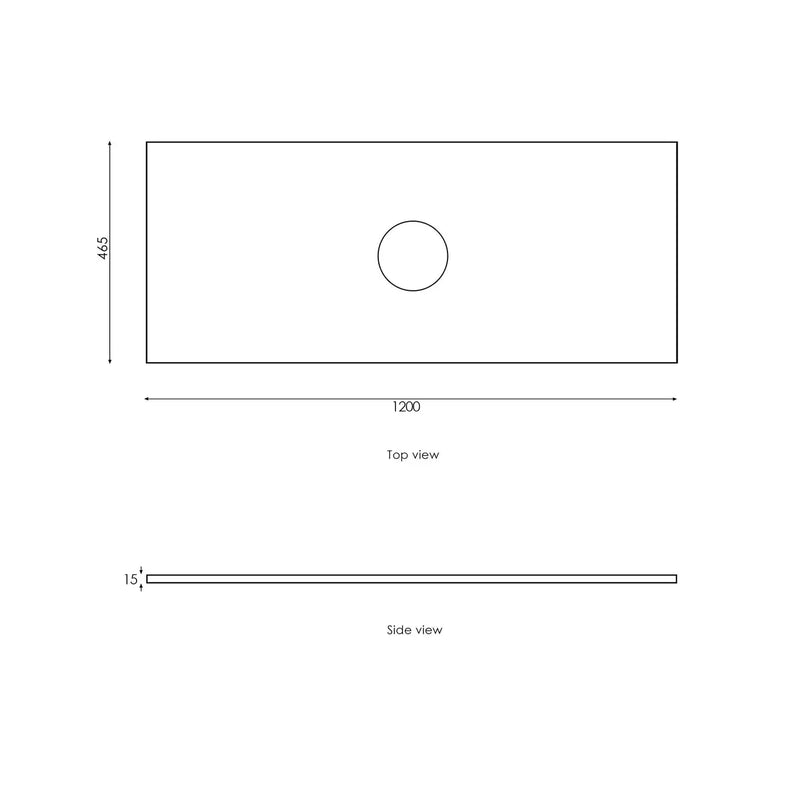 SATIN WHITE NOOSA 1200MM WALL HUNG VANITY FIL Kitchen Bathroom
