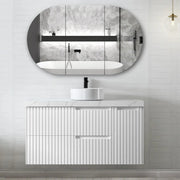 SATIN WHITE NOOSA 1200MM WALL HUNG VANITY FIL Kitchen Bathroom