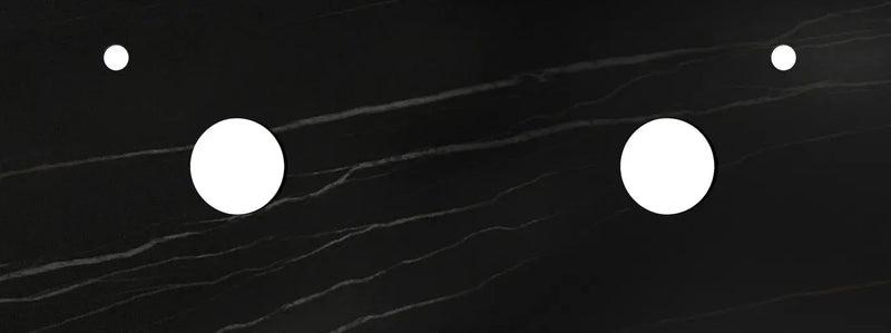 SATIN WHITE NOOSA 1500MM WALL HUNG DOUBLE BASIN VANITY FIL Kitchen Bathroom