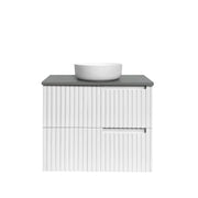 SATIN WHITE NOOSA 750MM WALL HUNG VANITY FIL Kitchen Bathroom