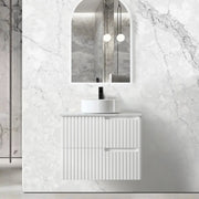 SATIN WHITE NOOSA 750MM WALL HUNG VANITY FIL Kitchen Bathroom