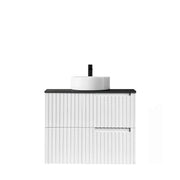 SATIN WHITE NOOSA 750MM WALL HUNG VANITY FIL Kitchen Bathroom