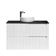 SATIN WHITE NOOSA 900MM WALL HUNG VANITY FIL Kitchen Bathroom