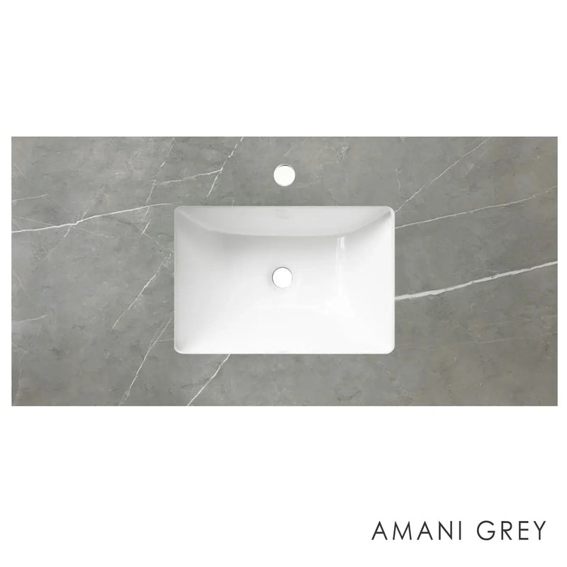 SATIN WHITE NOOSA 900MM WALL HUNG VANITY FIL Kitchen Bathroom