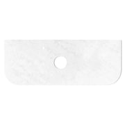 BONDI SATIN WHITE FLUTED 1200X460 CURVE VANITY FIL Kitchen Bathroom