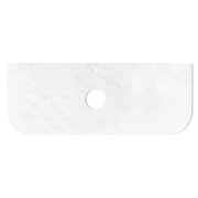 BONDI SATIN WHITE FLUTED 1200X460 CURVE VANITY FIL Kitchen Bathroom