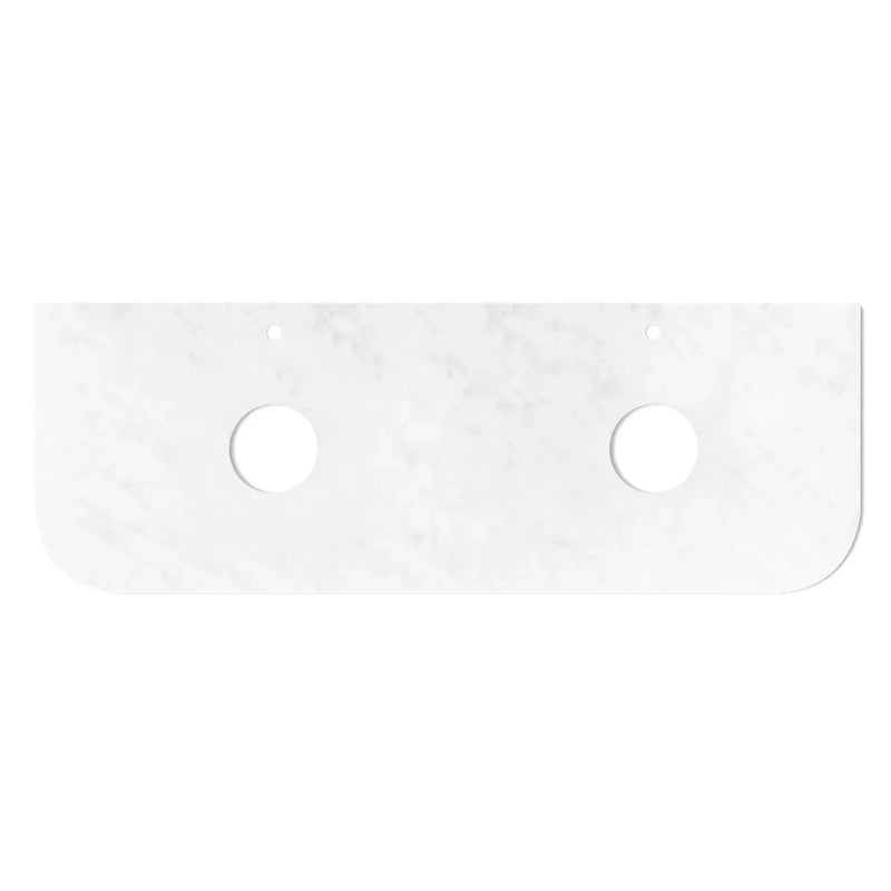 BONDI NATURAL OAK 1500X460 CURVE VANITY FIL Kitchen Bathroom