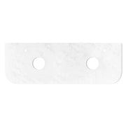 BONDI SATIN WHITE FLUTED 1500X460 CURVE VANITY FIL Kitchen Bathroom