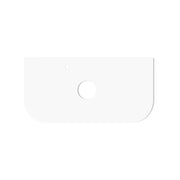 BONDI BLACK OAK 900X460 CURVE VANITY FIL Kitchen Bathroom