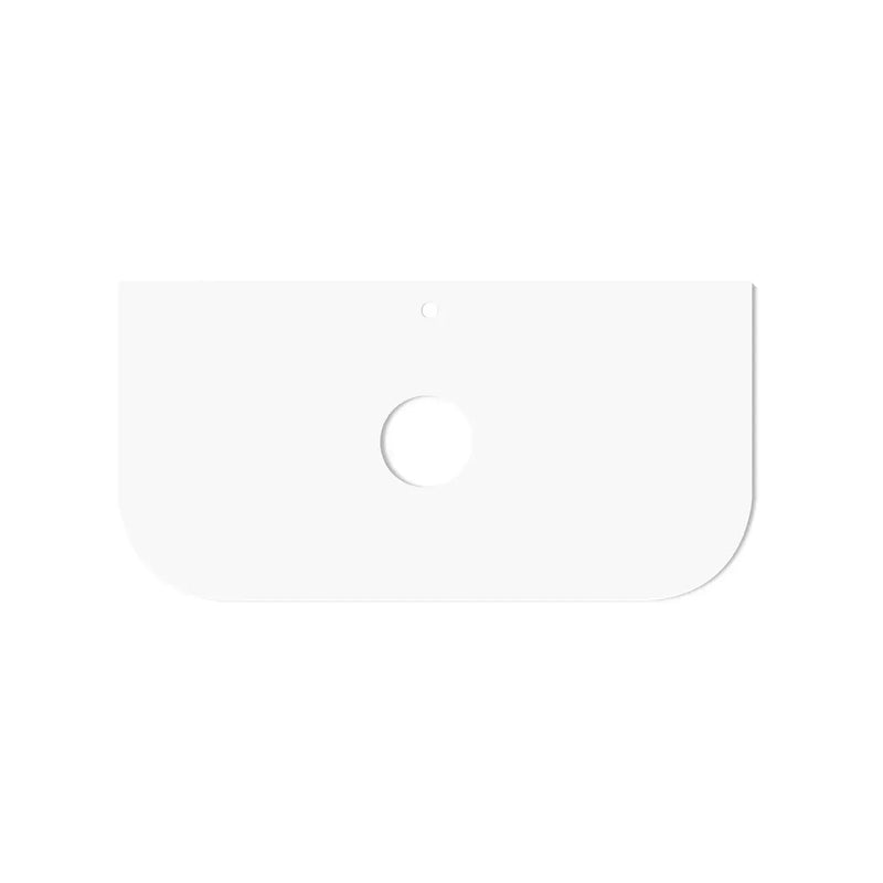 BONDI BLACK OAK 900X460 CURVE VANITY FIL Kitchen Bathroom