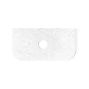 BONDI SATIN WHITE FLUTED 900X460 CURVE VANITY FIL Kitchen Bathroom