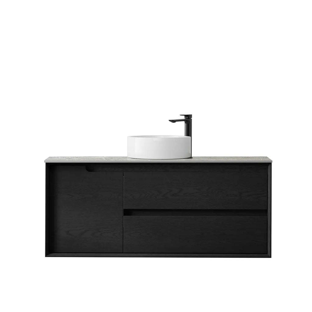 BLACK OAK BYRON 1200MM WALL HUNG VANITY