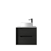BLACK OAK BYRON 600MM WALL HUNG VANITY FIL Kitchen Bathroom
