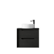 BLACK OAK BYRON 600MM WALL HUNG VANITY FIL Kitchen Bathroom