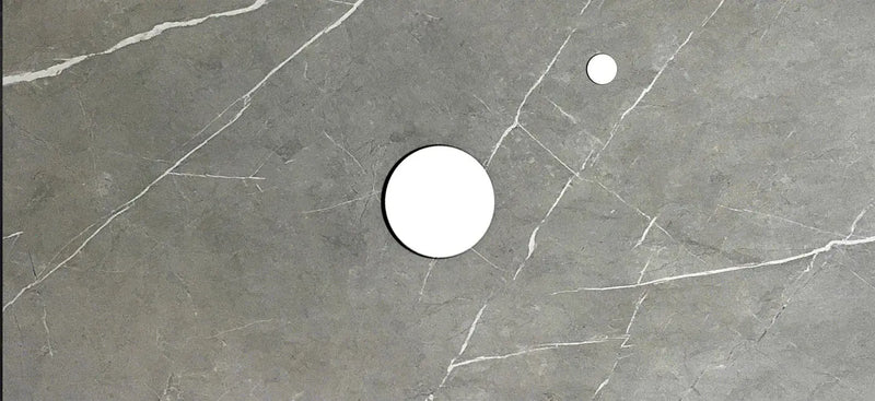 SATIN LIGHT GREY HAMPTON MARK II 1200MM WALL HUNG VANITY FIL Kitchen Bathroom