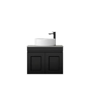 SATIN BLACK HAMPTON MARK II 600MM WALL HUNG VANITY FIL Kitchen Bathroom