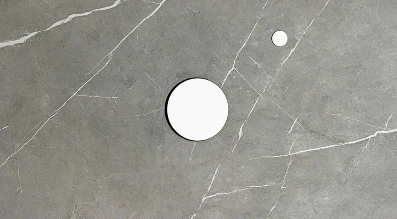 SATIN LIGHT GREY HAMPTON MARK II 600MM WALL HUNG VANITY FIL Kitchen Bathroom