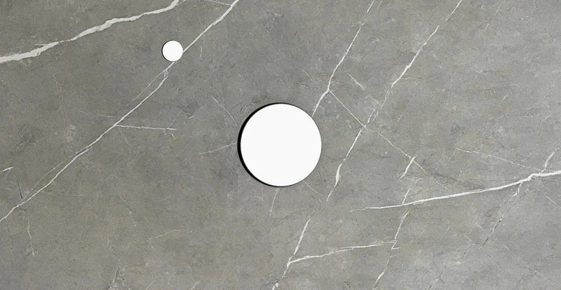 SATIN LIGHT GREY HAMPTON MARK II 750MM WALL HUNG VANITY FIL Kitchen Bathroom