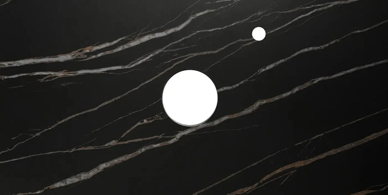 MATTE BLACK MARLO 900MM WALL HUNG VANITY FIL Kitchen Bathroom
