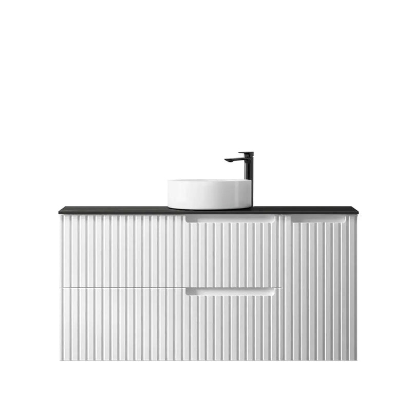 SATIN WHITE NOOSA 1200MM WALL HUNG VANITY FIL Kitchen Bathroom