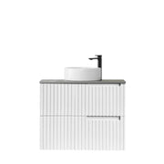SATIN WHITE NOOSA 750MM WALL HUNG VANITY FIL Kitchen Bathroom