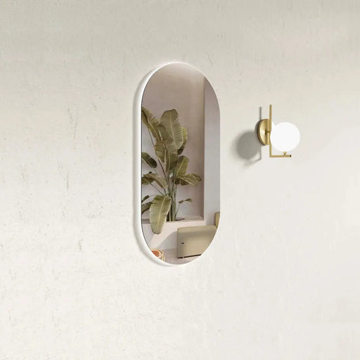 NOOSA LED OVAL TUFFI GLASS MIRROR 900X450MM* ANTI FOG FIL Kitchen Bathroom