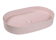 KENSINGTON 580X360X100 OVAL FLUTED BASIN FIL Kitchen Bathroom