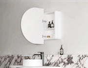 LED BONDI 900X600 SHAVING CABINET MATTE WHITE FIL Kitchen Bathroom