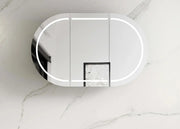 LED BONDI 1200X750 SHAVING CABINET MATTE WHITE FIL Kitchen Bathroom