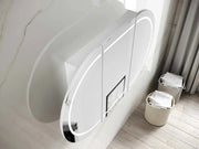 LED BONDI 1800X900 SHAVING CABINET MATTE WHITE FIL Kitchen Bathroom