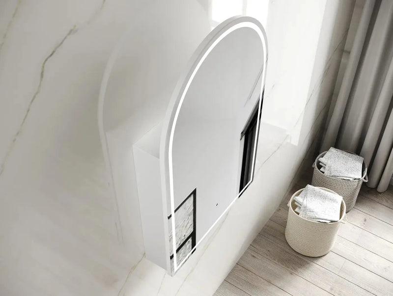 LED ARCHIE MATTE WHITE SHAVING CABINET FIL Kitchen Bathroom