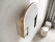 LED ARCHIE SHAVING CABINET NATURAL OAK FIL Kitchen Bathroom