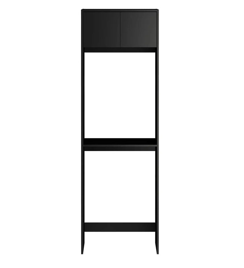 Hampshire Laundry Cabinet Black Tall Washing Machine Cabinet 2100mm - FIL Kitchen Bathroom