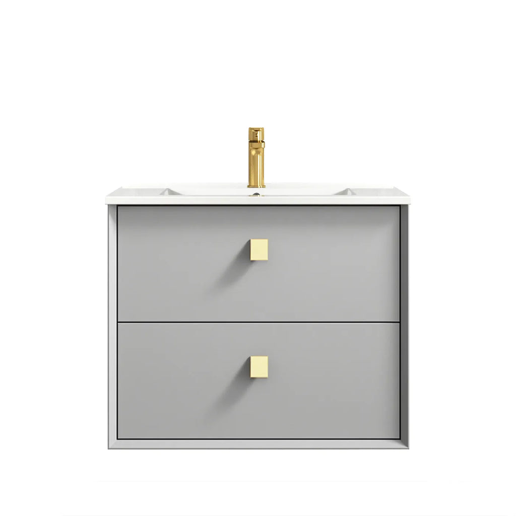 LIGHT GREY  BOSTON  600MM WALL HUNG VANITY