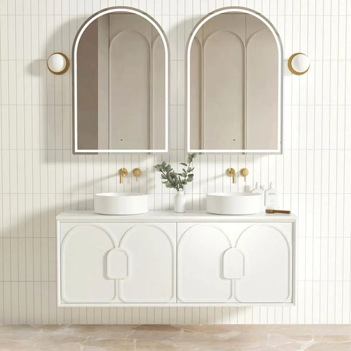 LAGUNA SATIN WHITE 600X460 VANITY FIL Kitchen Bathroom