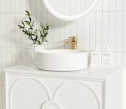 LAGUNA SATIN WHITE 600X460 VANITY FIL Kitchen Bathroom