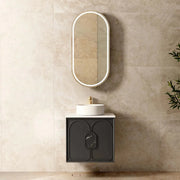 LAGUNA BLACK AMERICAN OAK 600X460 VANITY FIL Kitchen Bathroom