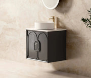 LAGUNA BLACK AMERICAN OAK 600X460 VANITY FIL Kitchen Bathroom