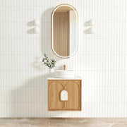 LAGUNA NATURAL AMERICAN OAK 600X460 VANITY FIL Kitchen Bathroom