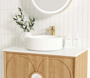 LAGUNA NATURAL AMERICAN OAK 600X460 VANITY FIL Kitchen Bathroom